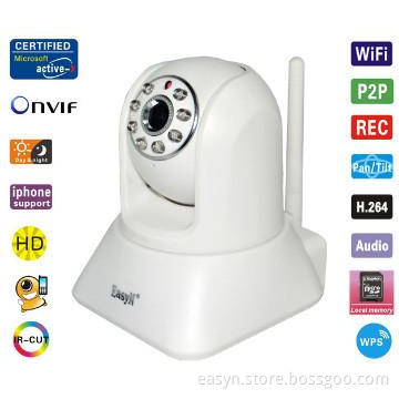Newest  H.264 720p security camera ir-cut pan tilt ip camera